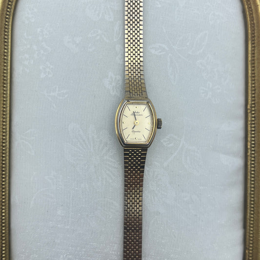 RARE Dainty Jules Jurgenson Gold Tone Watch