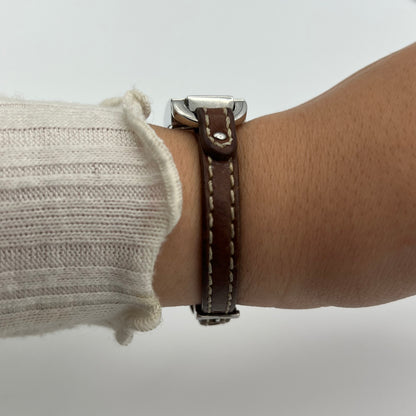 Michael Kors Leather Brown Strap Watch