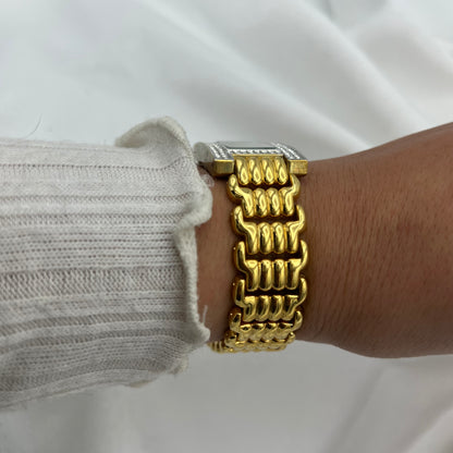 Gold-Toned Diamanté Watch