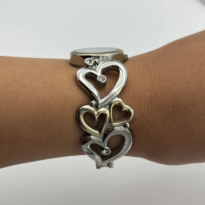 Two-Toned Heart Watch