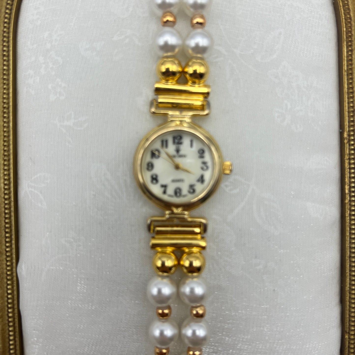 Pearl Gold-Tone Watch