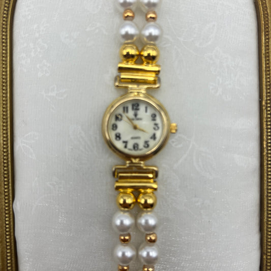 Pearl Gold-Tone Watch