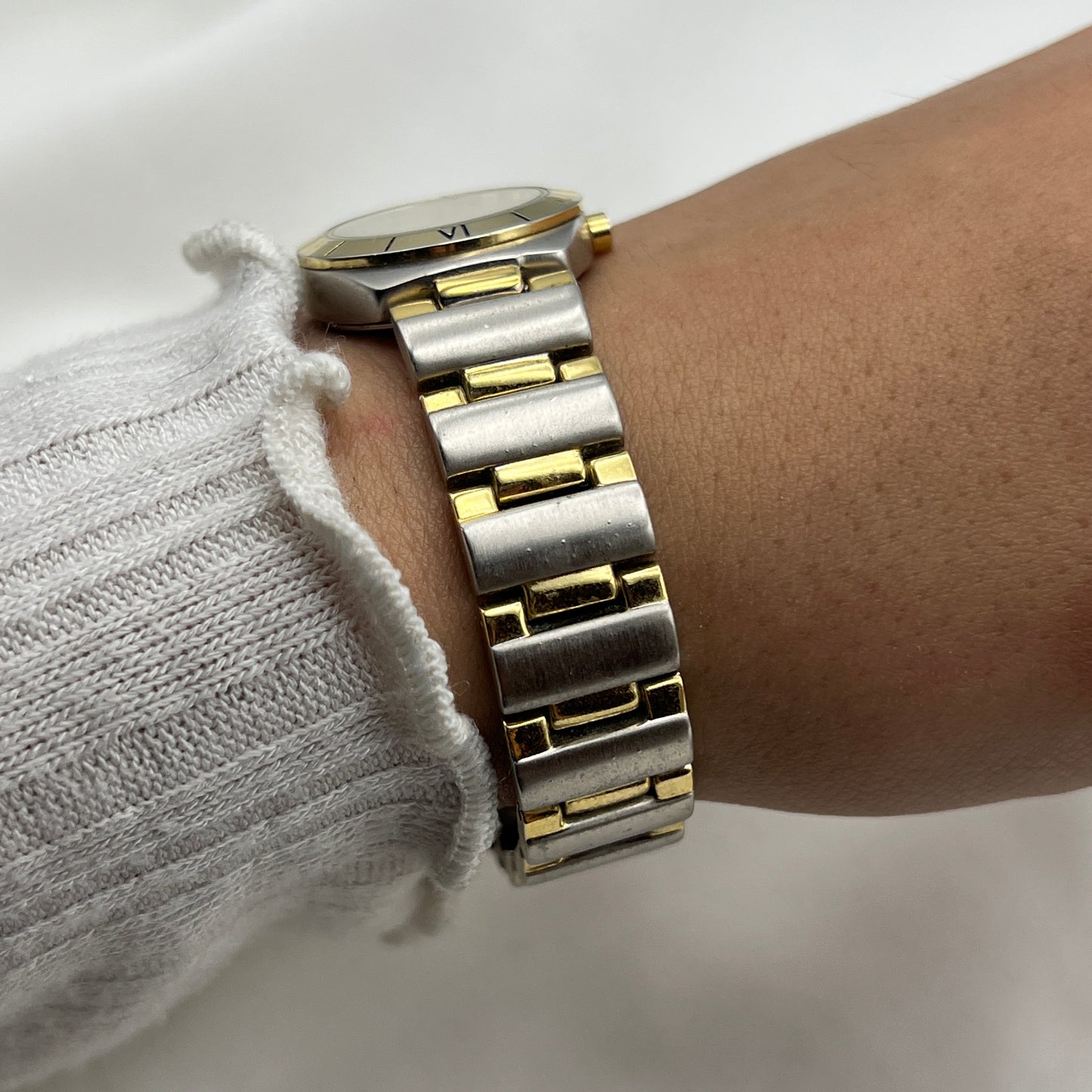 Waltham Two-Toned Mother of Pearl Watch