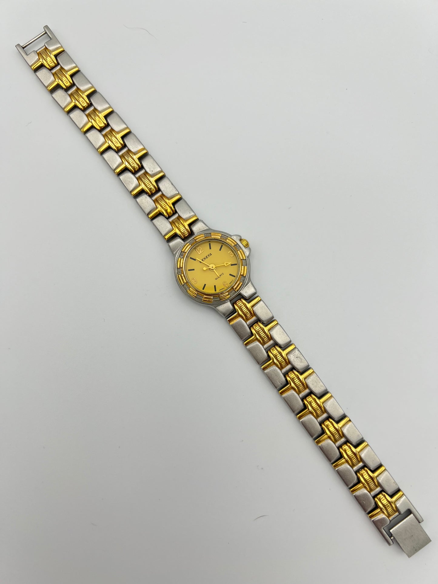 Two-Toned Round Face Watch