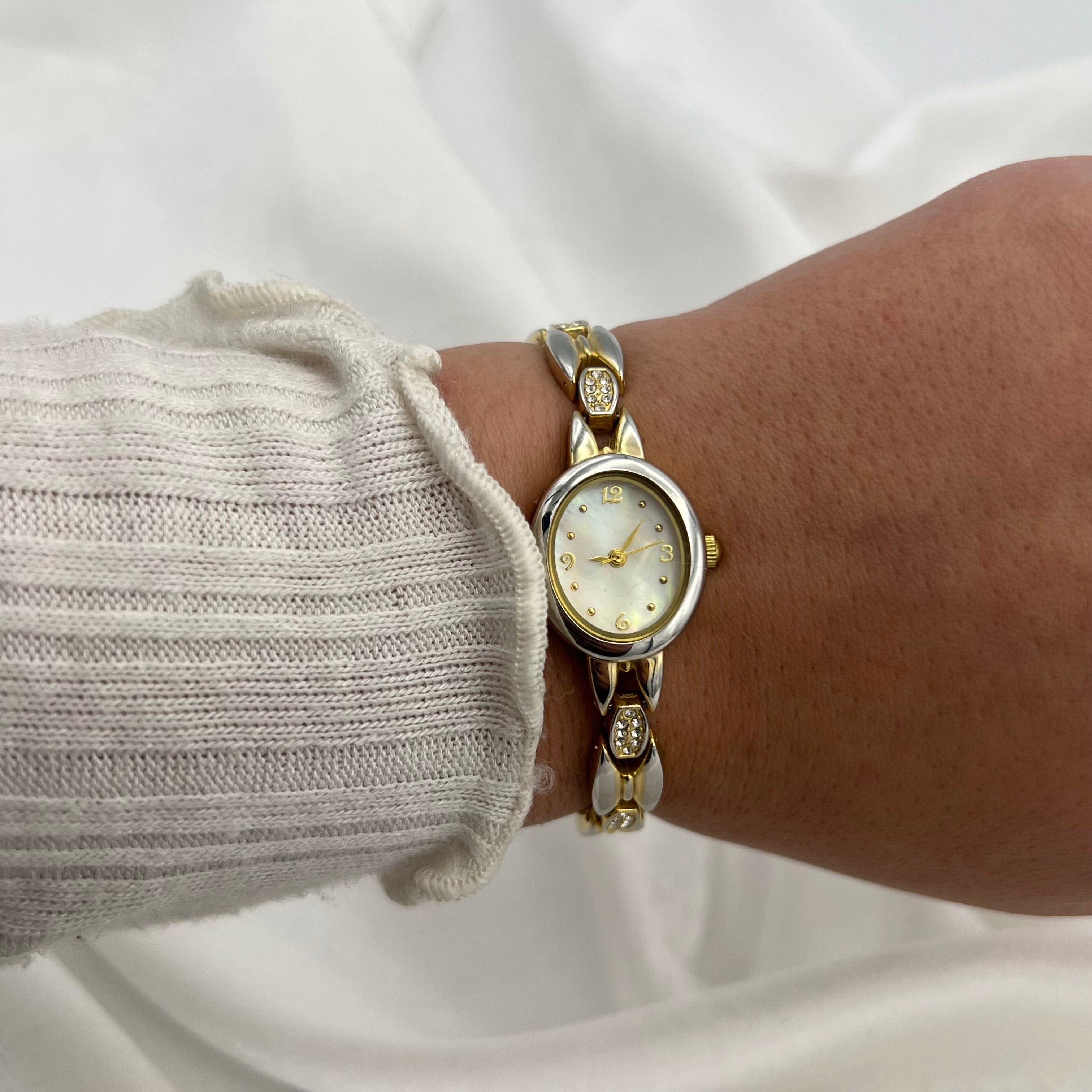 ✨ Light Gold Diamanté Watch