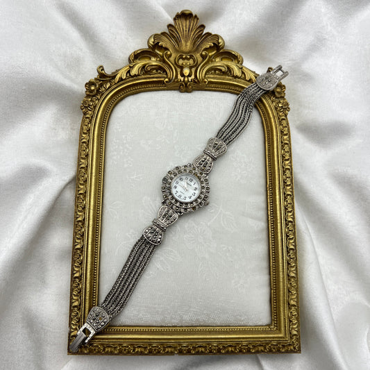 Art Deco Style Watch with Bow Detailing