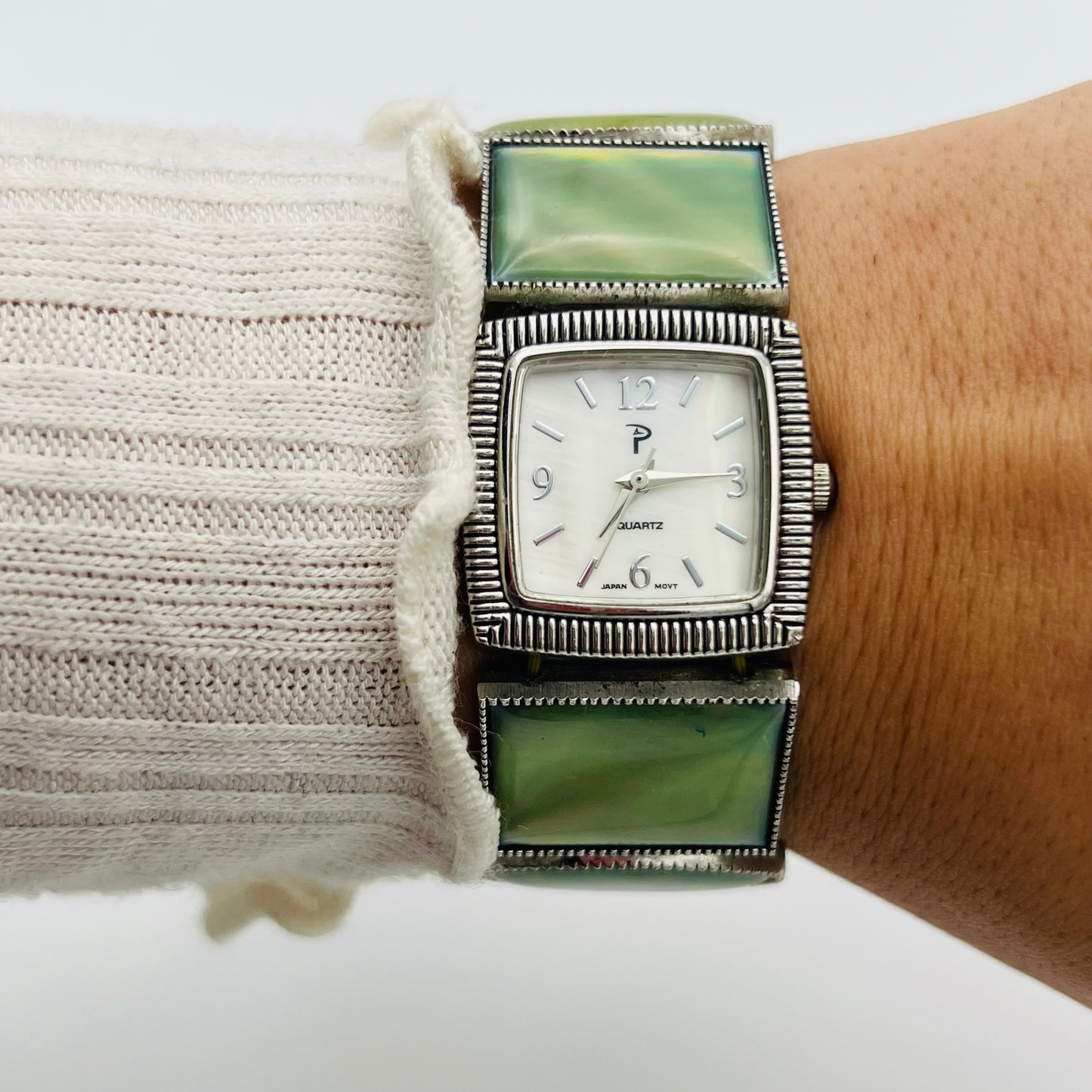Green Pearlescent Watch