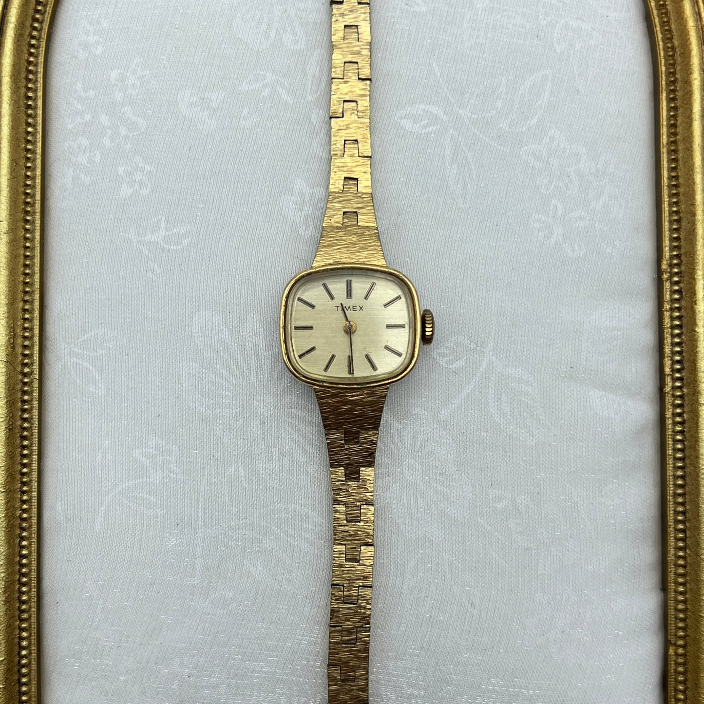 Timex Brushed Gold Tone Watch