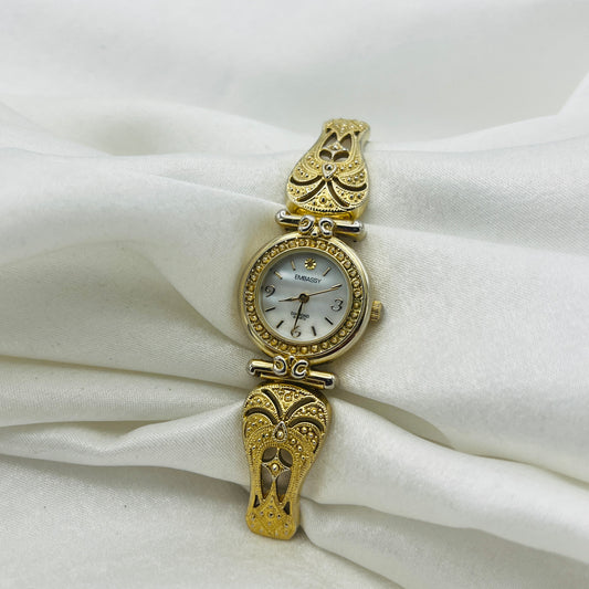 Art Deco Gold-Toned Watch