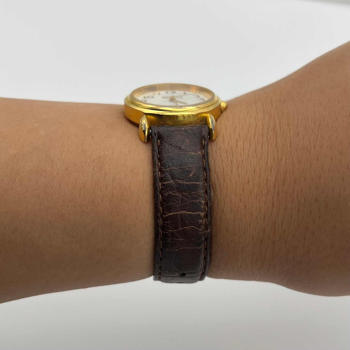 Guess Brown Leather Watch