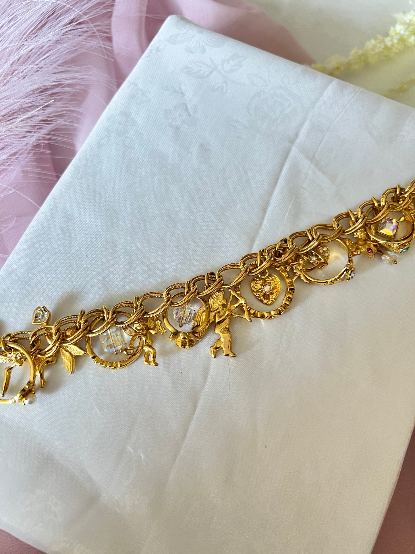 RARE Kirk’s Folly 7 Angels Bracelet