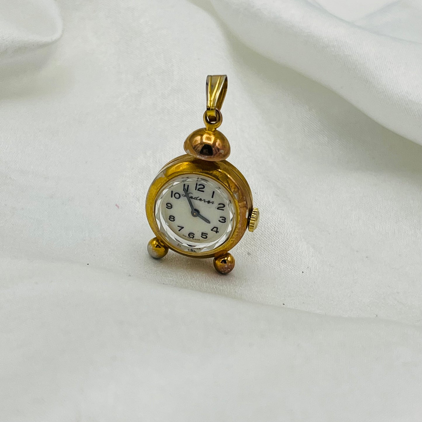 RARE Alarm Clock Watch Pendant