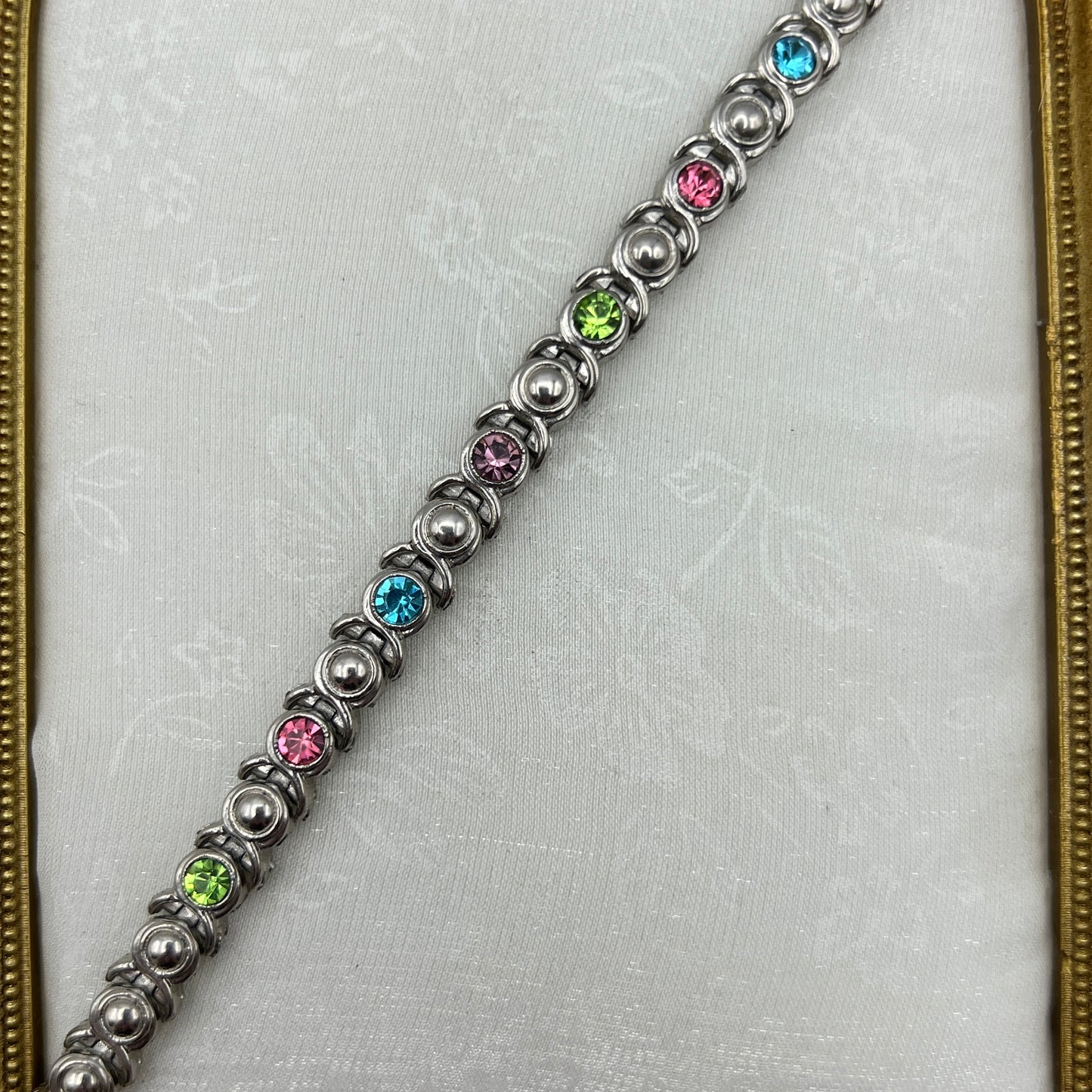 Multi-Colored Gemstone Bracelet