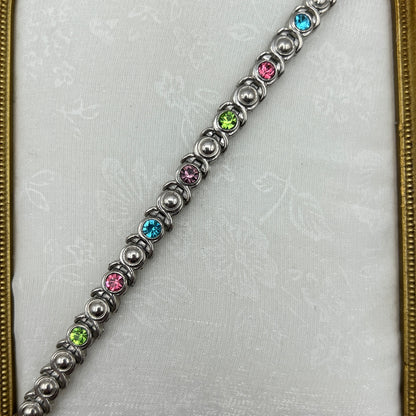 Multi-Colored Gemstone Bracelet