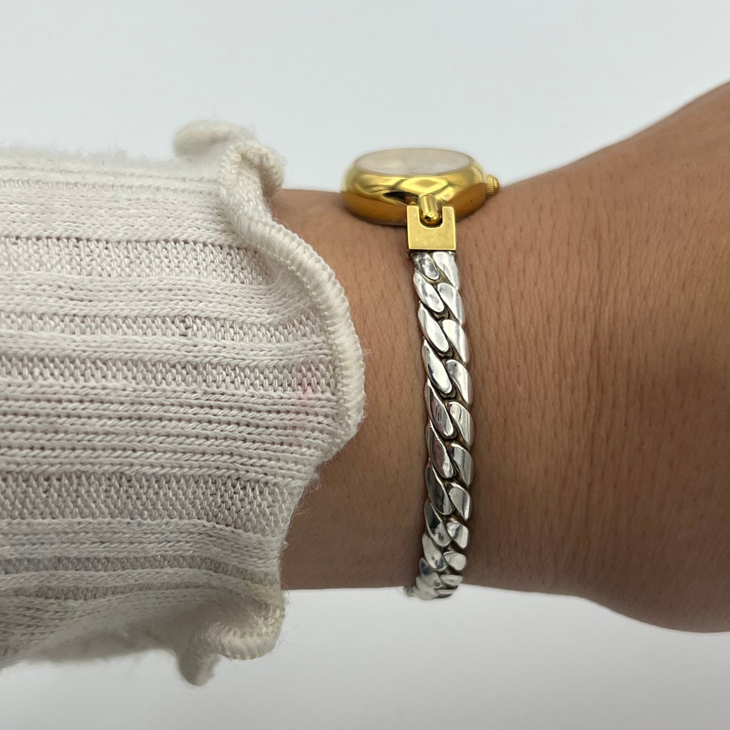 Dainty Anne Klein Two-Toned Watch