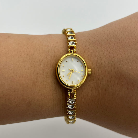 Diamanté Tennis Bracelet Watch