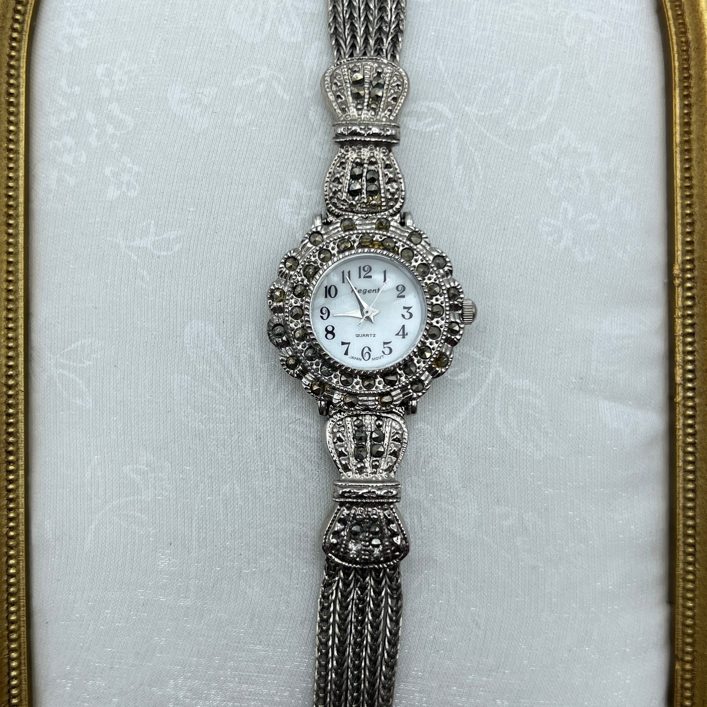 Art Deco Style Watch with Bow Detailing