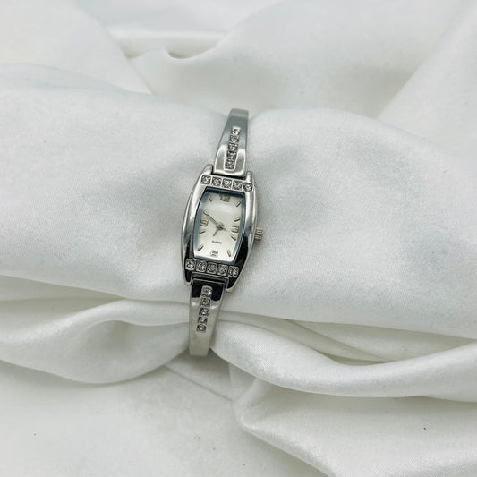 Silver Diamanté Watch