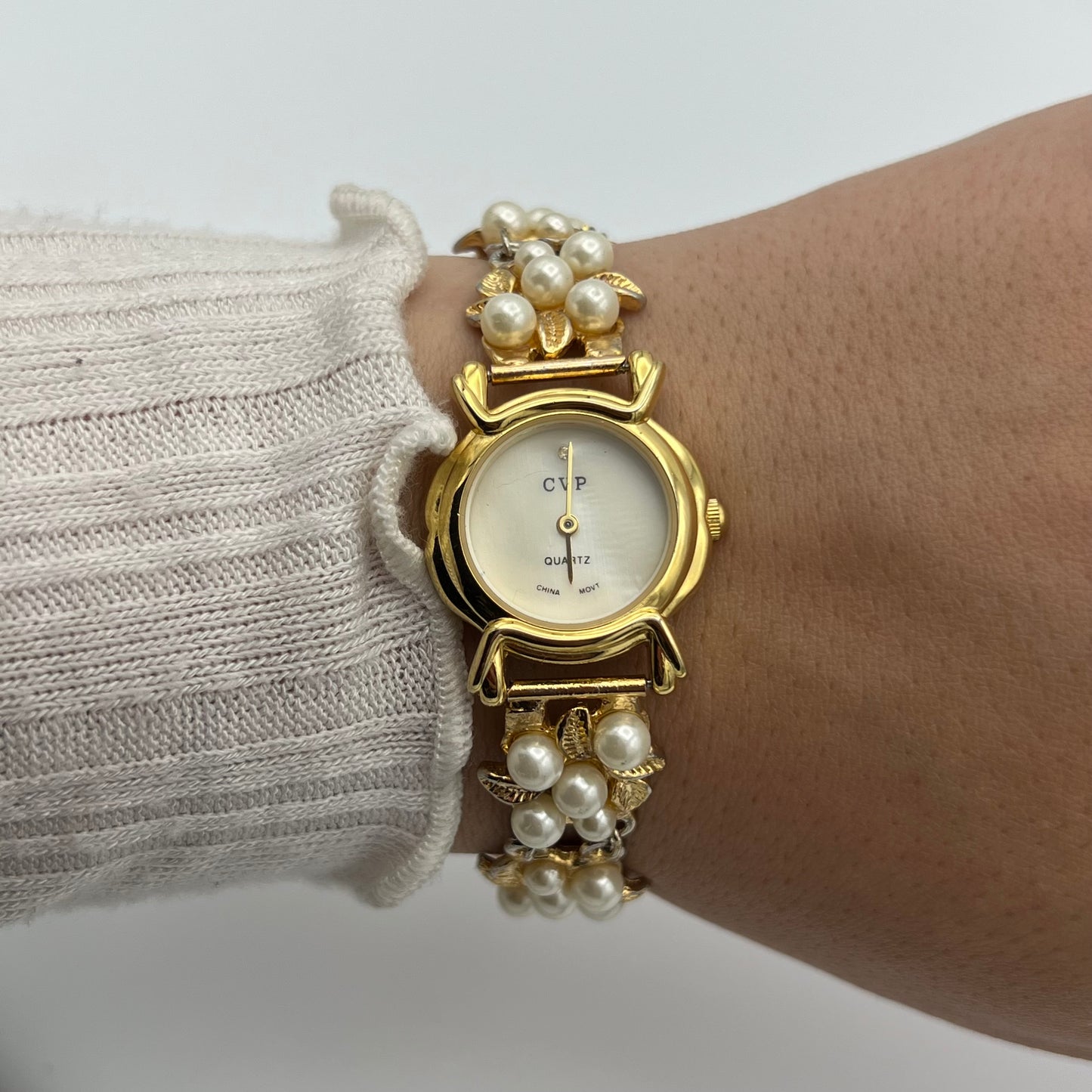 Pearl Gold-Toned Watch
