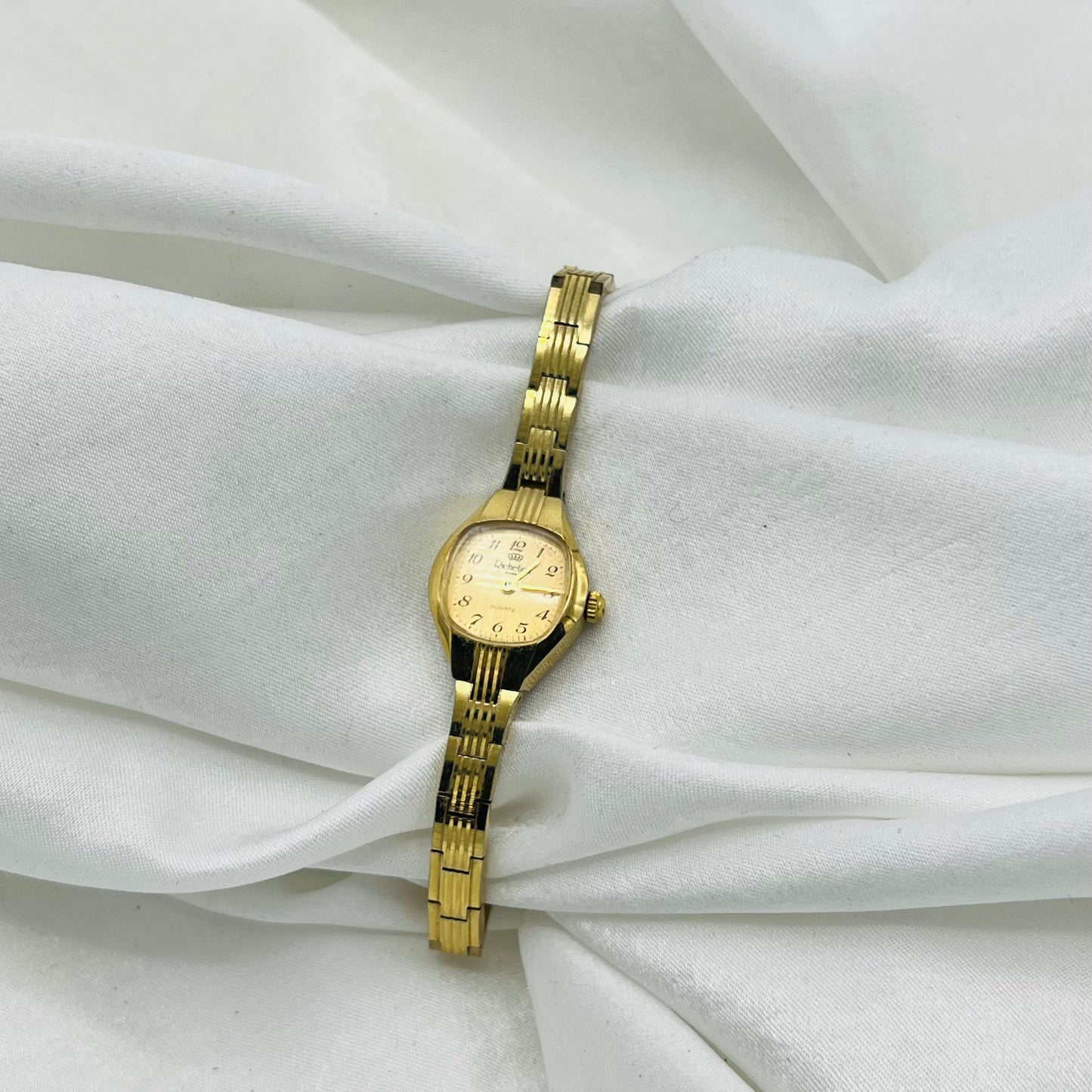 Gold-Toned Richelieu Swiss Watch