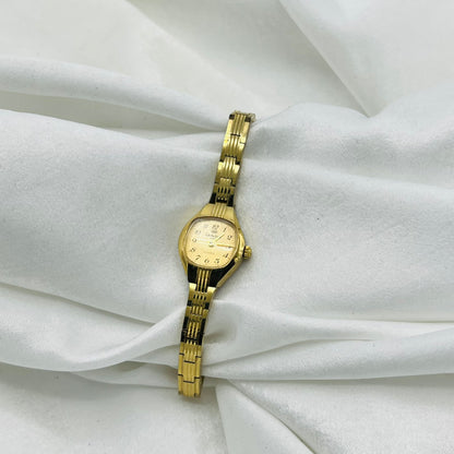Gold-Toned Richelieu Swiss Watch