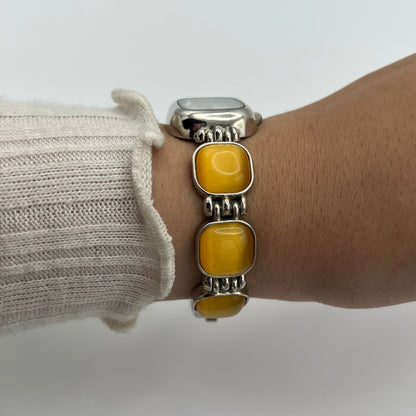 Orange Gemstone Watch
