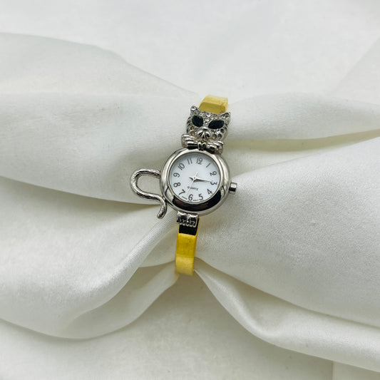 Cat Diamanté Gold-Toned Watch