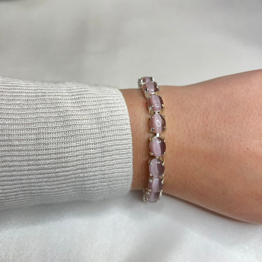 Purple Cat Eye Bracelet