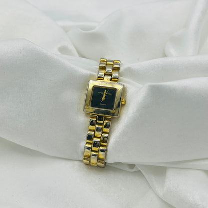 Gold Square Face Watch