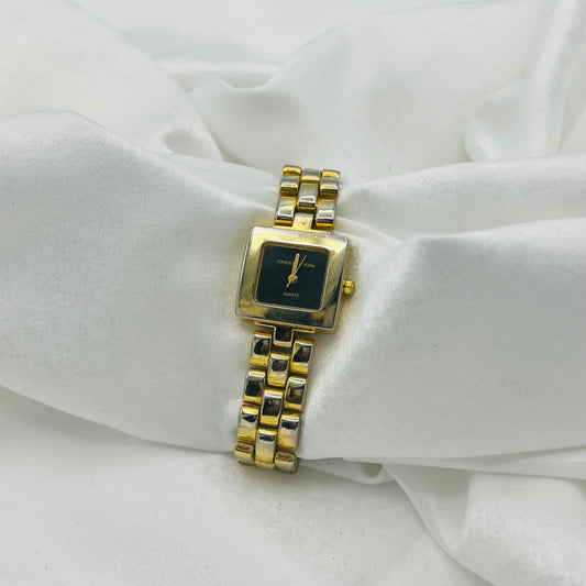 Gold Square Face Watch
