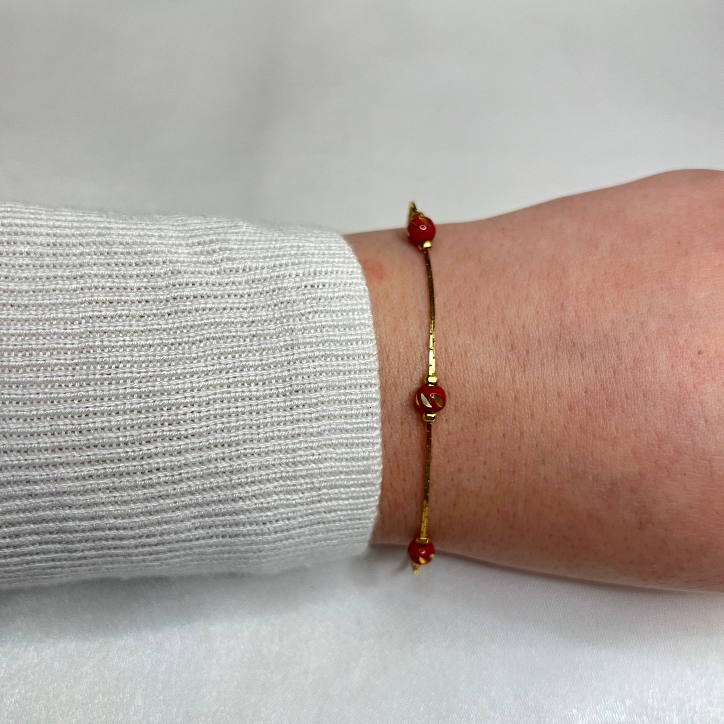 Red & Gold Bracelet