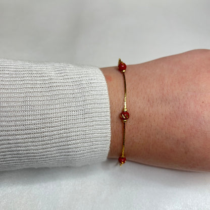 Red & Gold Bracelet