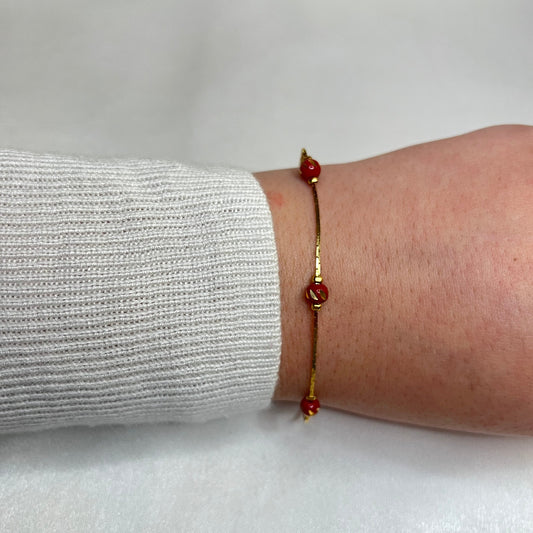 Red & Gold Bracelet