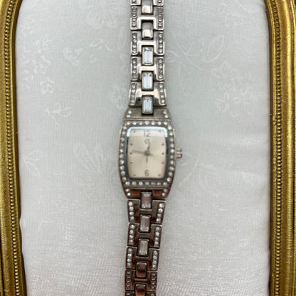 Two-Toned Baguette Watch