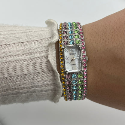 Colorful Gemstone Watch