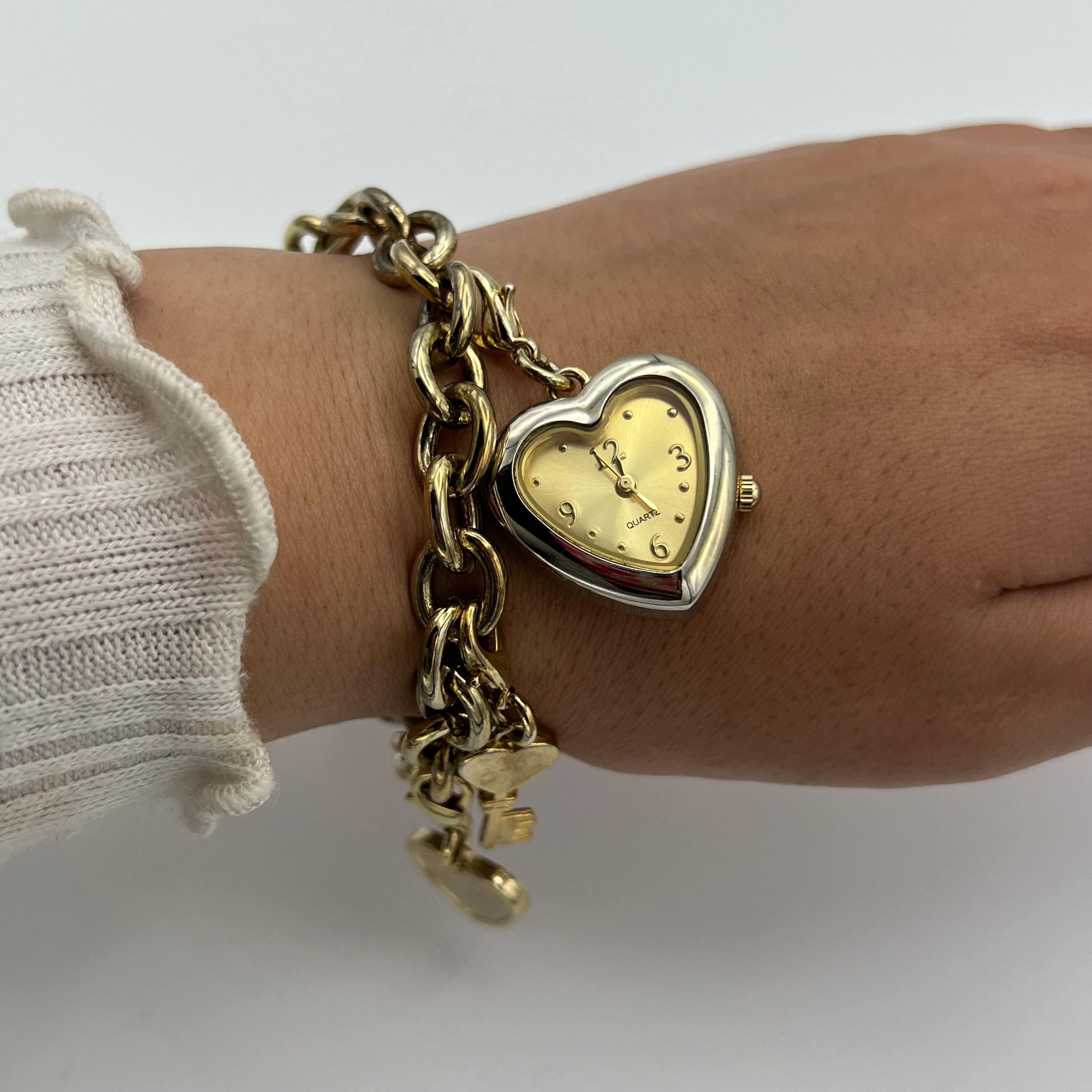 💛 Heart Charm Watch