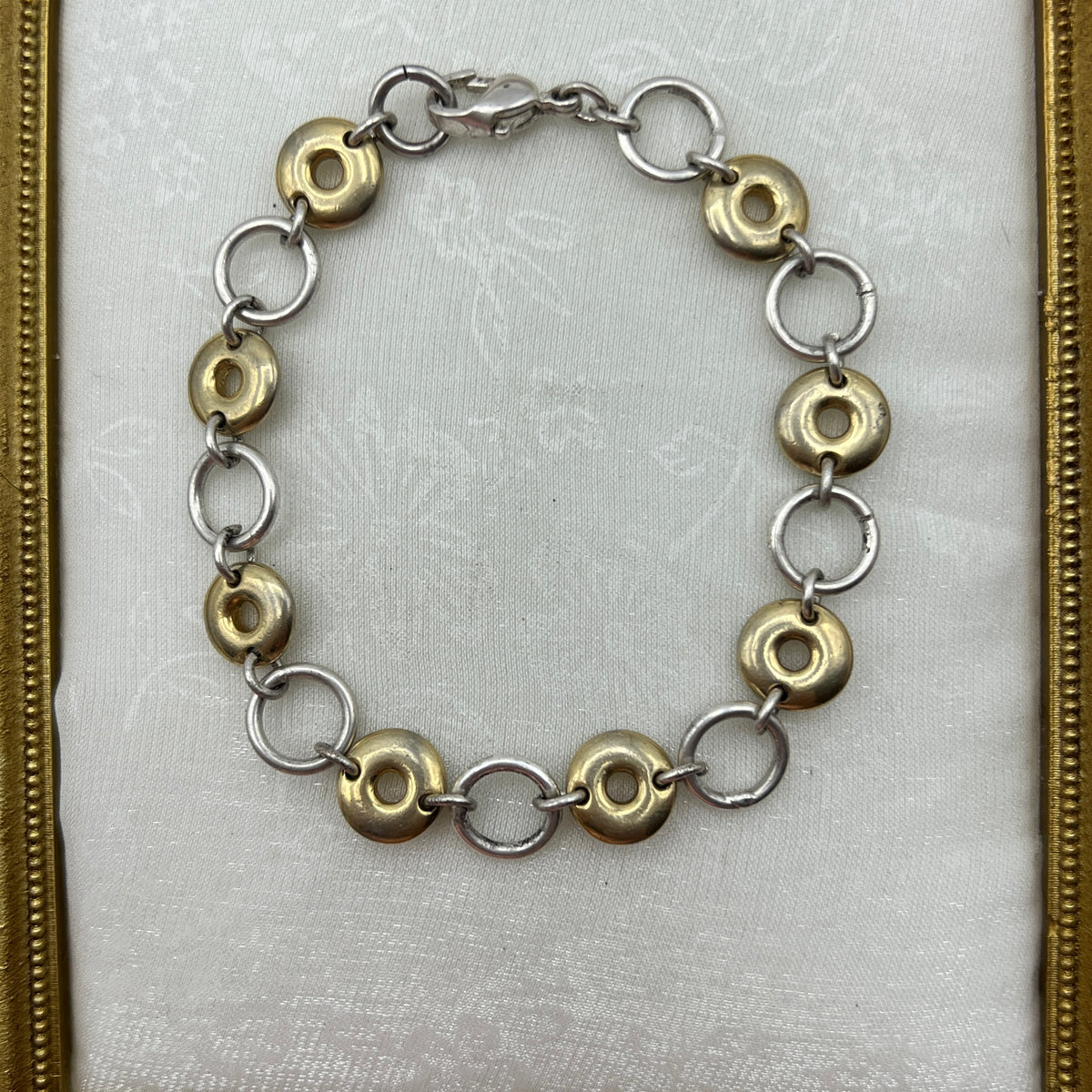Two-Tone Circle Bracelet