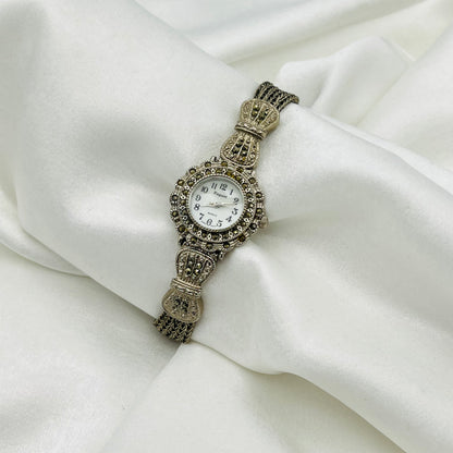 Art Deco Style Watch with Bow Detailing