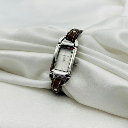 Michael Kors Leather Brown Strap Watch