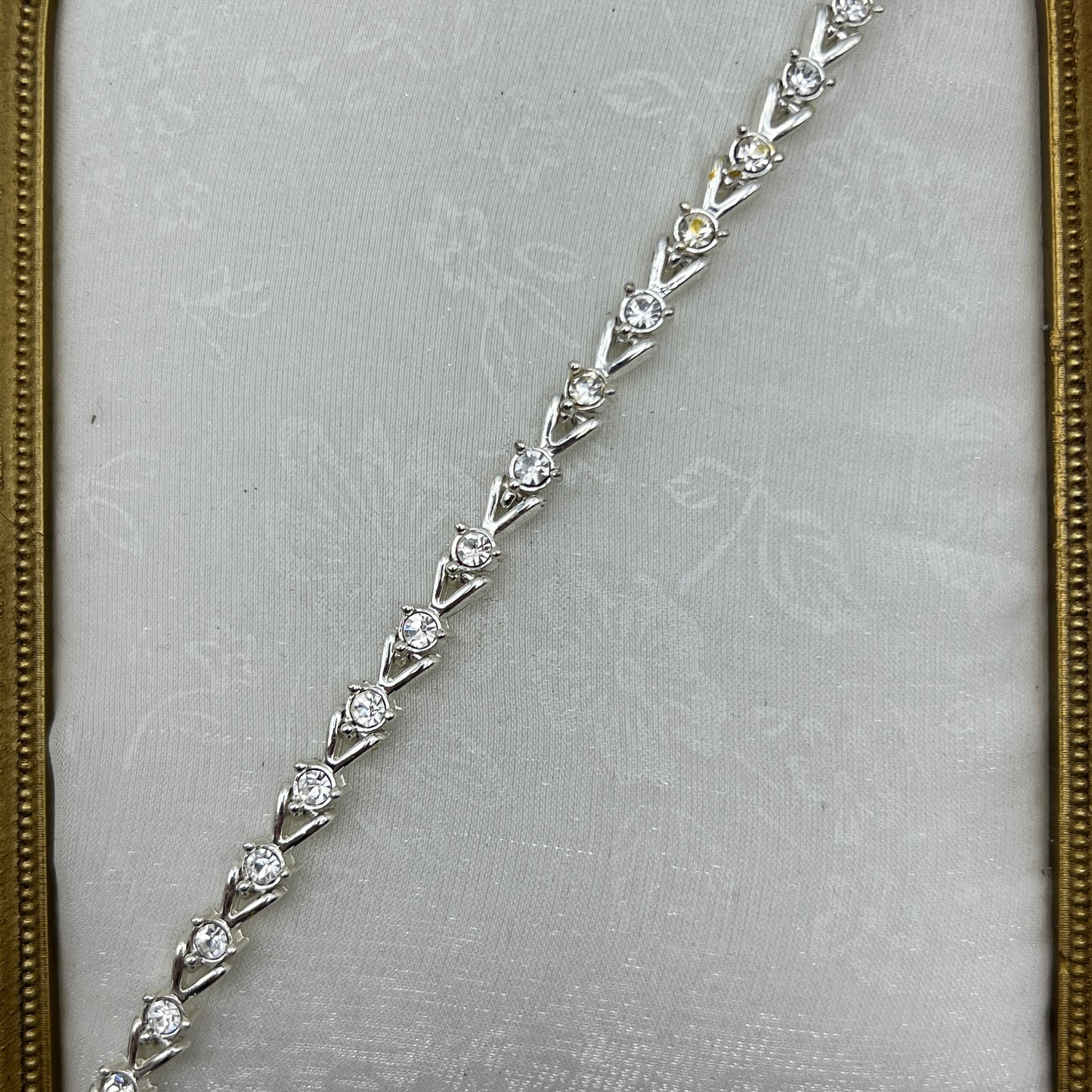 Chevron Link Tennis Bracelet