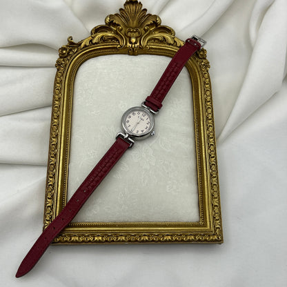 Timex Red Braided Strap Watch