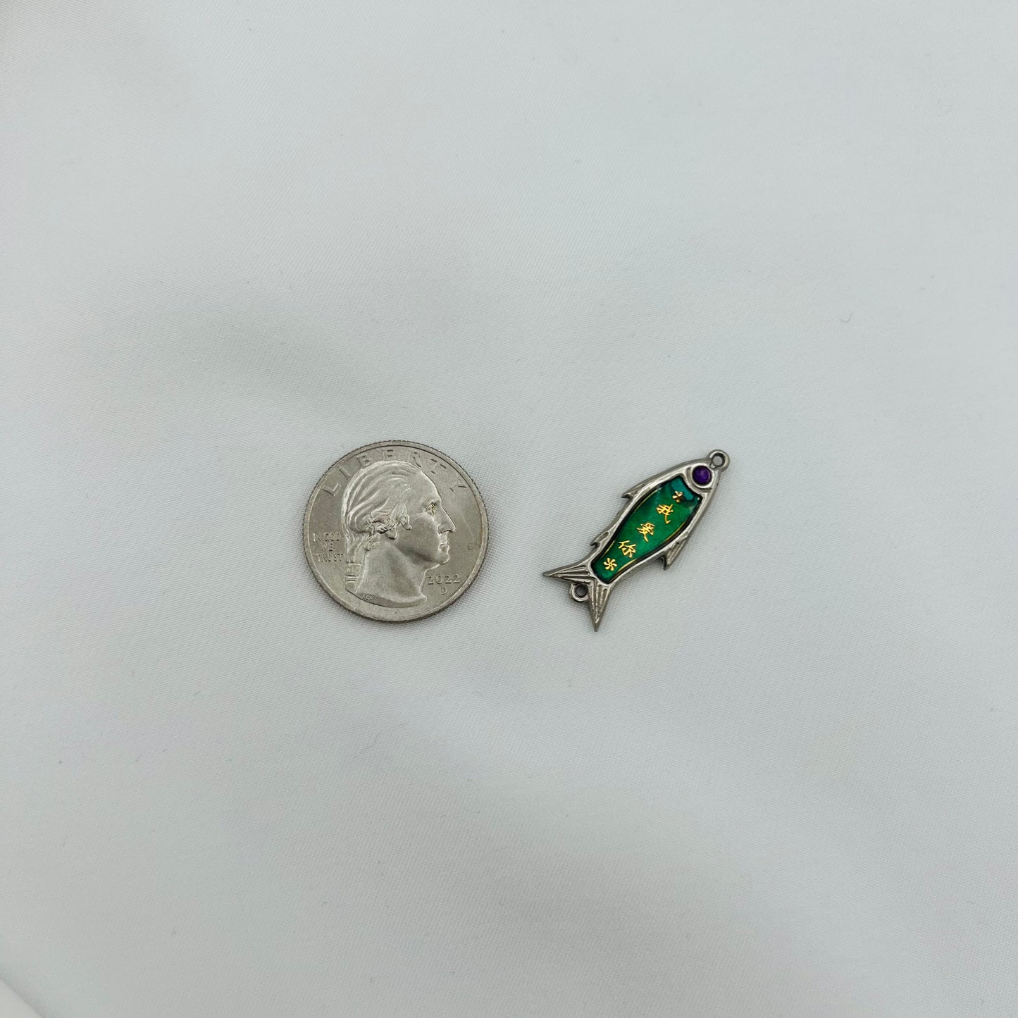 Reversible Colored Fish Charm