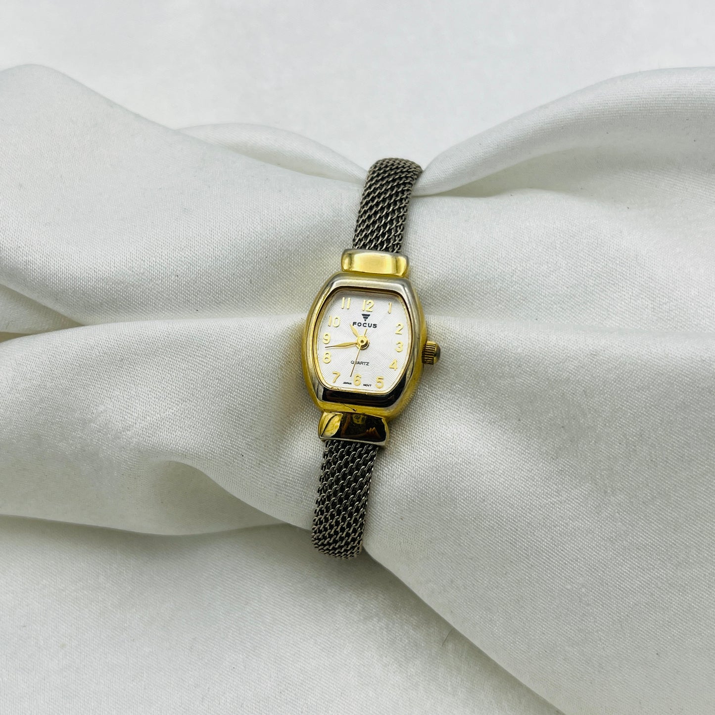 Mesh Two-Toned Watch