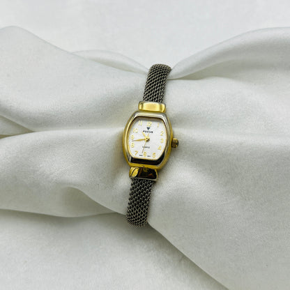 Mesh Two-Toned Watch