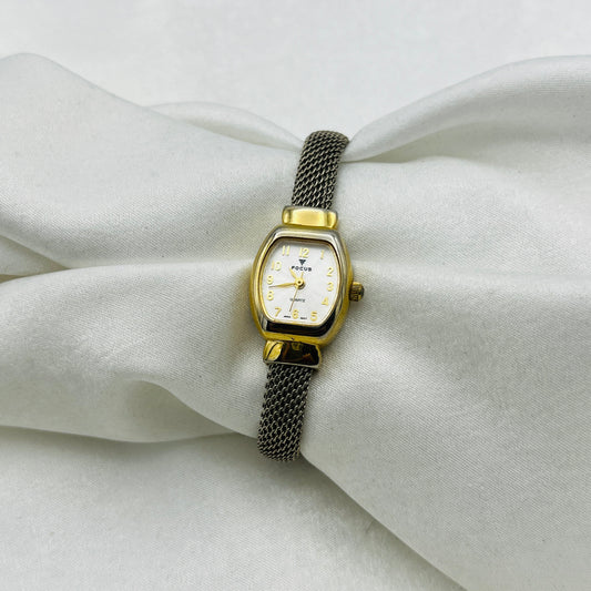 Mesh Two-Toned Watch