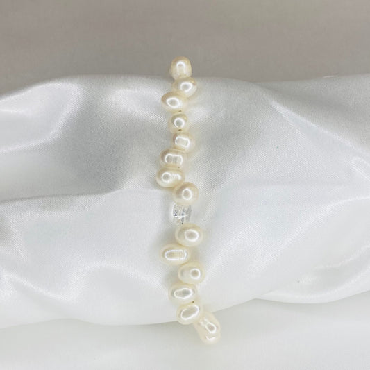 Butterfly Pearl Bracelet