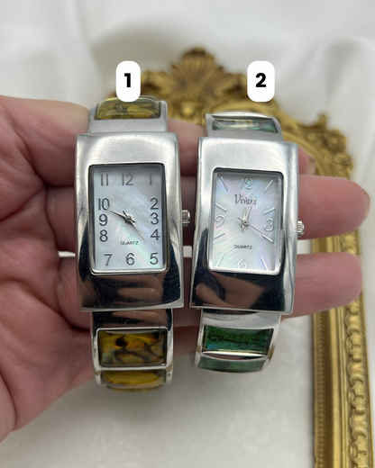 Abalone Cuff Watches