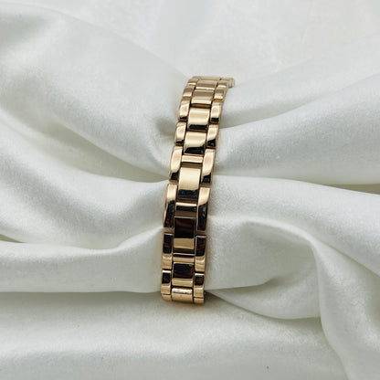 Rose Gold Diamanté Watch