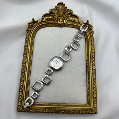 Unique Square Fossil Watch