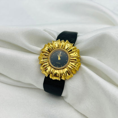 Sunflower Leather Watch